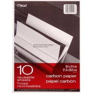 Carbon Paper Tablet, 8 1/2x11, Black Carbon   Sold as 1 EA   Carbon 