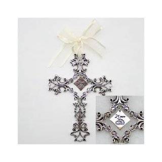 25th Anniversary Cross Ornament   Traditional 25th Wedding Anniversary 