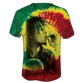  Bob Marley   Rasta Face T Shirt Clothing