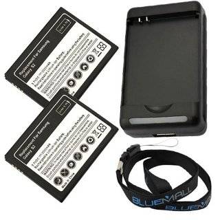    ion Battery + USB Battery Charger + Strap Lanyard for Samsung