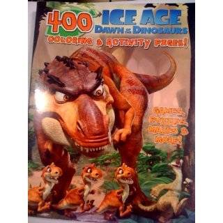 Huge 400 page Ice Age Dawn of the Dinosaurs Coloring and Activity 