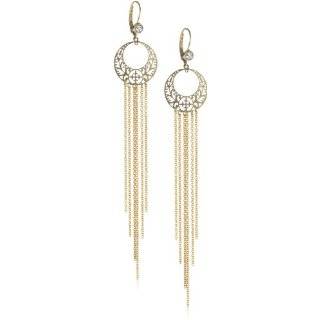  Leslie Danzis Gold Snake Chain Earrings Jewelry