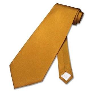  NeckTie Solid GOLD Color Classic Mens Neck Tie Clothing