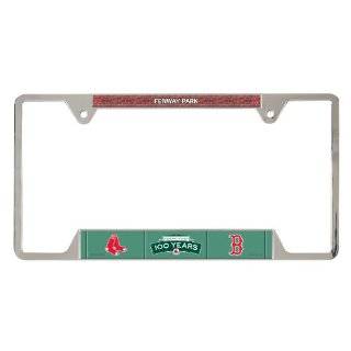 MLB Boston Red Sox Fenway 100 Years Metal License Plate Frame