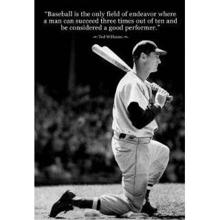  Mickey Mantle Home Run Quote Sports Poster   13x19 custom 