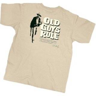    John Wayne Old Guys Rule A Mans Got To Do Mens T Shirt Clothing