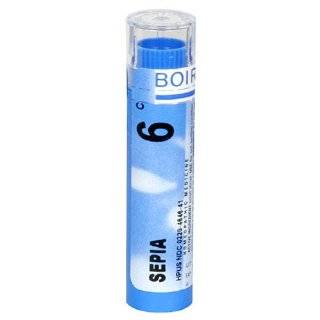Boiron Homeopathic Medicine Sepia, 6C Pellets, 80 Count Tubes (Pack of 