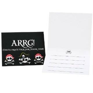  Pirate Thank You Notes Pkg/8 Toys & Games