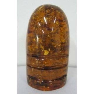 Sankara Stone, Translucent Crystal Clear Amber with Floating Gold Leaf