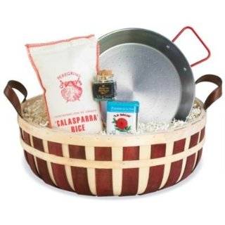  Mini Paella Kit in Gift Basket from Spain (Includes 10 inch Paella 