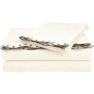  Wang French Paisley Duvet Cover, White/Black, Queen Vera Wang French 