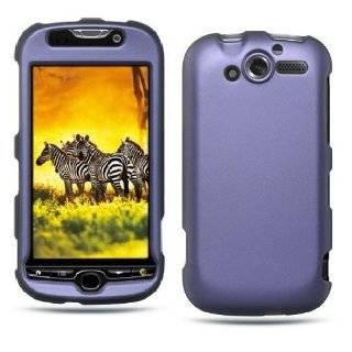 Purple Rubber Touch Phone Protector Hard Cover Case for htc Mytouch 4G 