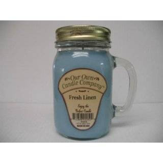  LINEN Scented Jar Candle (Our Own Candle Company Brand) Made in USA 