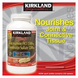 Kirkland Signature Extra Strength Glucosamine HCI 1500 Mg/ Chondroitin 