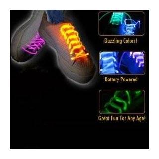   RED Light up shoelaces LED shoelaces Day or Night Clothing