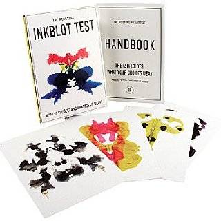 The Redstone Inkblot Personality Test Booklet   Psychology Rorschach