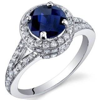  Meenas CZ Blue Antique Sapphire Ring Emitations Jewelry
