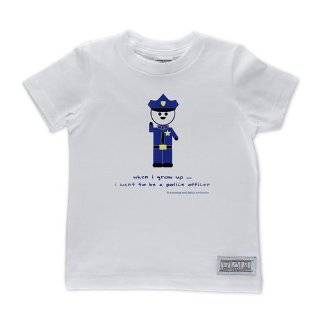   Us   Toddler Boys Long Sleeve Police Car Shirt, Light Blue Clothing