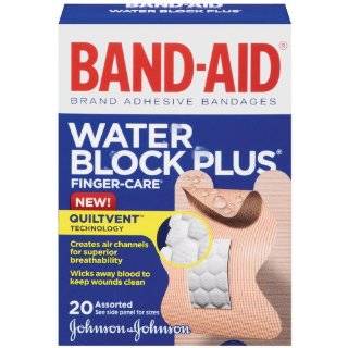 Band aid Brand Adhesive Bandages Finger care Assorted 20 Count (Pack 
