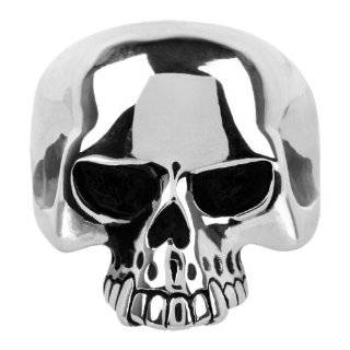  Mens Ring with a Skull and Two Bodies On Each Side   Size 