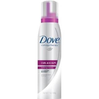 Dove Damage Therapy Curl and Sculpt Defining Mousse, 7 Ounce (Pack of 