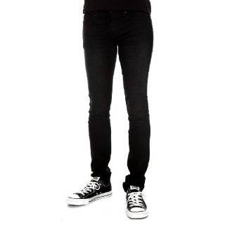 RUDE Black Super Skinny Fit Denim Jeans