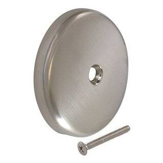 Two hole Face Plate for Waste & Overflow, Satin Nickel Finish   Plumb 