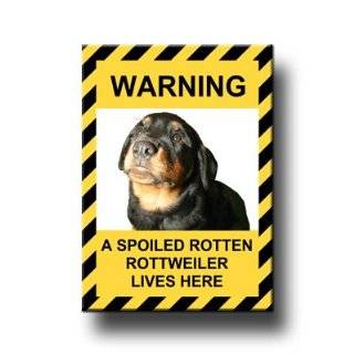  Rottweiler Property Laws Fridge Magnet 