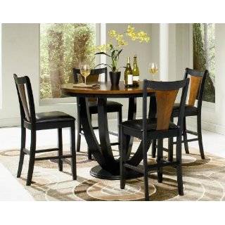   5PC 42 inch Counter Height Leg Table and Stool Set Furniture & Decor