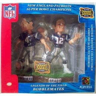   New England Patriots Super Bowl 38 (Xxxviii) Champions 8 Bobble Head