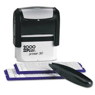 Cosco 030600 2000 Plus one color create a stamp kit, 4 line kit, black 
