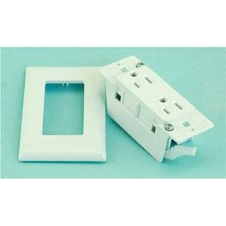  Self Contained Receptacle w/Plate   White Automotive