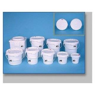 Screw Top Pail 2.5 Gallon, HDPE  Industrial & Scientific