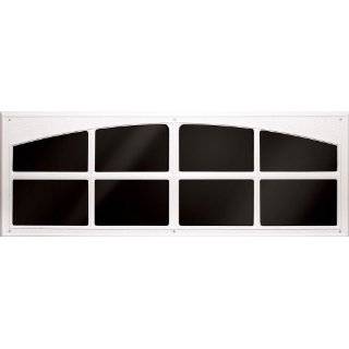 Coach House Accents Signature Décor Windows for Garage Doors, White