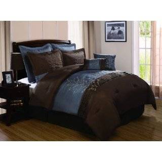   Comforter Set Bedding in a bag, Aqua Blue   Queen