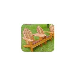 Classic Adirondack Tete a Tete Plan (Woodworking Project Paper Plan)