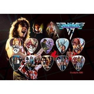   Halen Signed Autographed 500 Limited Edition Guitar Pick Set Display