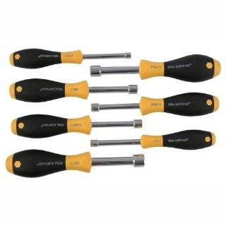 Wiha 34390 7 Piece Hollow Shaft Nut Driver Inch Sizes Set with Soft 