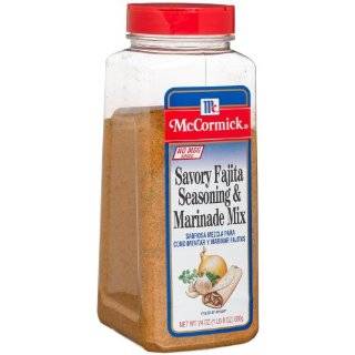 McCormick Savory Fajita Seasoning & Marinade Mix, 24 Ounce Plastic 