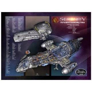   ) Serenity Movie Firefly Blueprints Reference Pack Spiral Bound Book