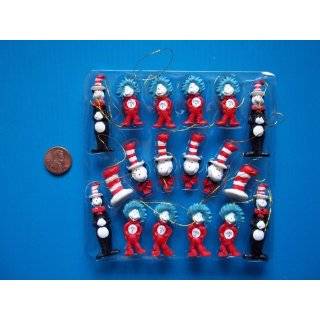   CAT IN THE HAT SET OF 18 FIGURINES SEUSSICAL BABY SHOWER DECOR