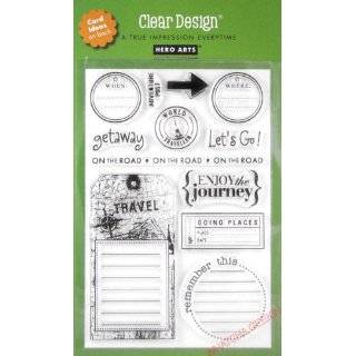  Stampendous SSC163 Travel Notes Arts, Crafts & Sewing