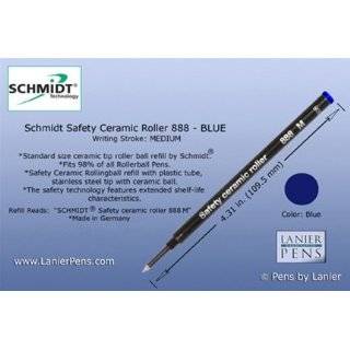  Schmidt Safety Rollerball Pen Refill   6 Pack   Black 