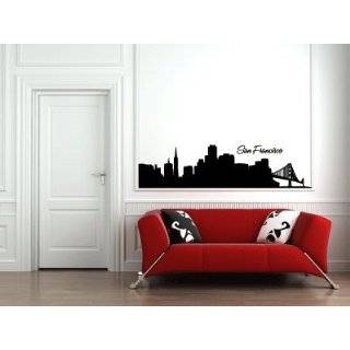   Francisco Skyline Vinyl Wall Decal Sticker Graphic By LKS Trading Post