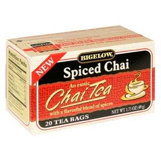 Bigelow Vanilla Chai Tea, 20 Count Boxes (Pack of 6)  