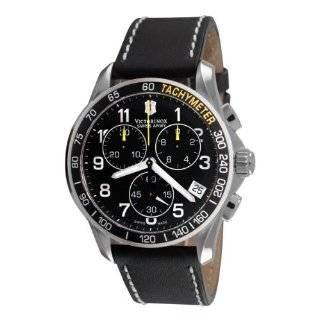 Victorinox Swiss Army Mens 241316 Chrono Classic Chronograph Black 
