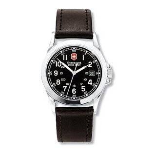 Victorinox Swiss Army Mens 241083 Garrison Collection Brown Leather 