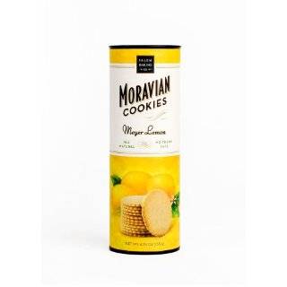 Salem Baking Company Moravian Meyer Lemon Cookies, 4.75 Ounce Tubes 