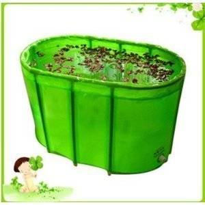 Wholesale Green double folding bathtub