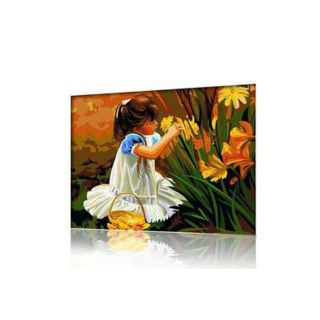 Figure Portray Paint by Number Kit Various Styles DIY Oil Paint 40x50cm Canvas